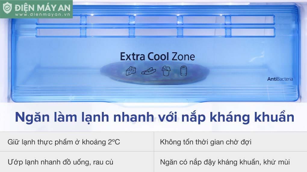 Tủ lạnh Panasonic Inverter 326 lít NR-TL351VGMV